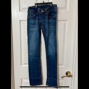 True Religion Blue Straight Jeans